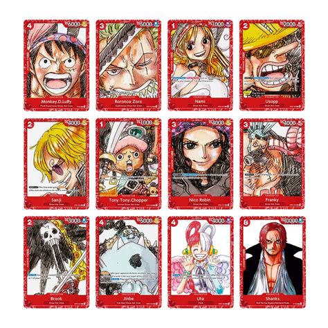 ONE PIECE CARD GAME - PREMIUM CARD COLLECTION SET FILM RED (ENGLISH)