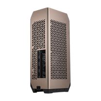 Cooler Master NCORE 100 MAX Bronze ITX SFF Tower Case, Custom 120mm AI ...