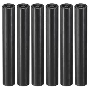PATIKIL 6pcs M3 Metal Threaded Standoff Spacer Nuts, Round Aluminum ...
