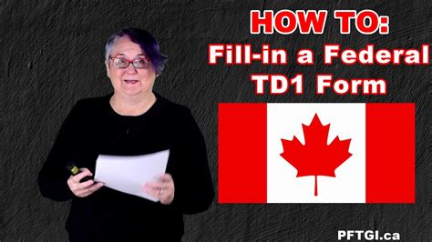 Image result for TD1 Form Tips