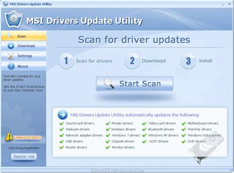 Image result for MSI Drivers Update