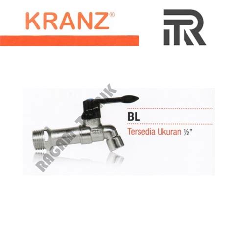 Jual Kranz Keran Tembok BL 1/2" Bibcock Cebol Taman Biru Besi Kran Air ...