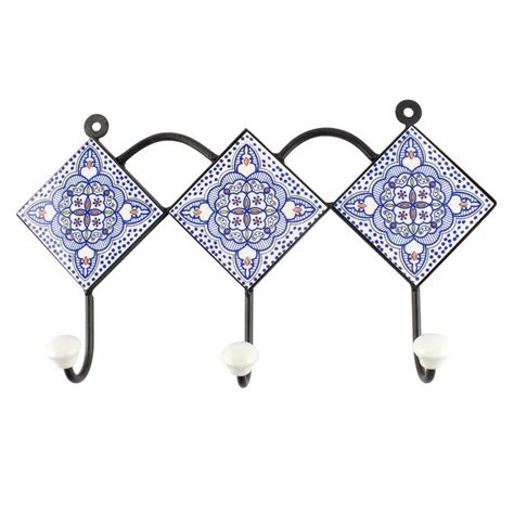 Blue Ceramic Tile Hook Online