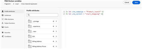Use expression fragments | Adobe Journey Optimizer
