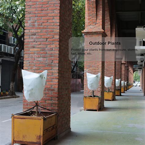 Buy Gardzen 5-Pack Plant Cover Drawstring Tree Cover, Winter Freeze ...