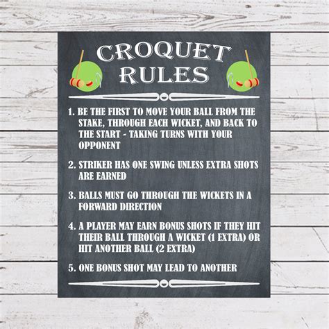 Rules Of Croquet Simplified at Steven Trinkle blog