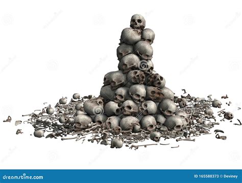 Pile Of Skulls Drawing