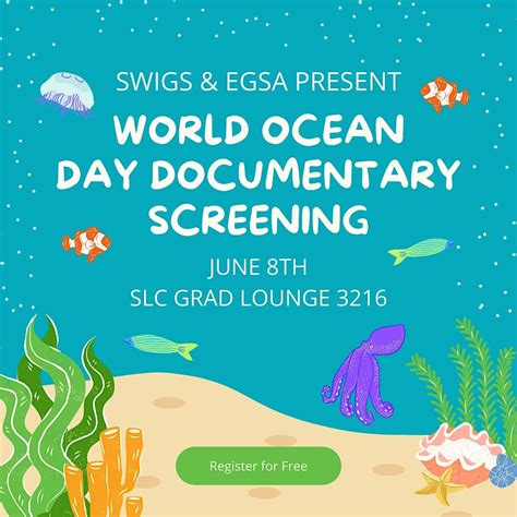 World Ocean Day Documentary Screening, Student Life Centre, Waterloo, 8 ...
