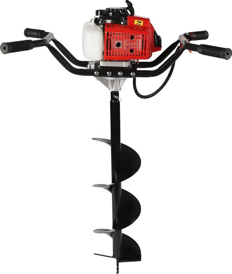 Amazon.com: 63CC 2-Stroke 3HP Gas Powered Post Hole Digger with 8 ...