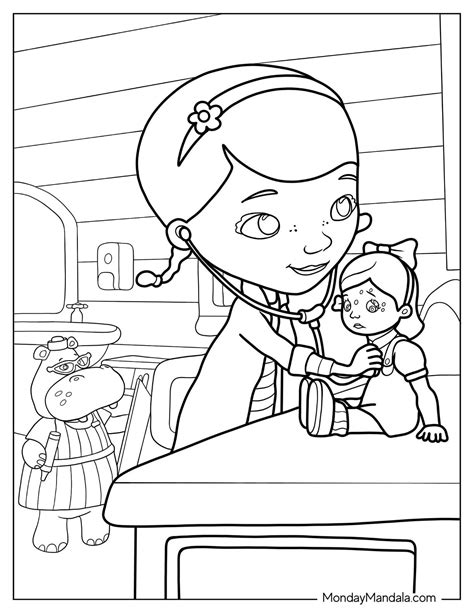 22 Doc McStuffins Coloring Pages (Free PDF Printables)