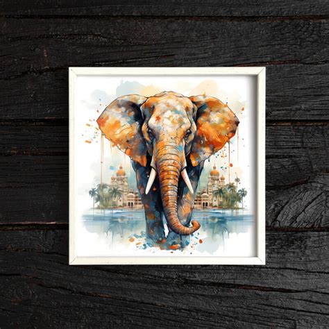 Elephant painting Wall Art Painting - Vignette Store