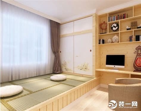 MUJI日式卧室榻榻米装修效果图 – 设计本装修效果图