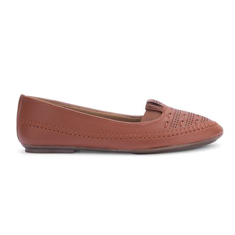 Buy Healers Tan Casual Ballerina Shoes For Women PRESSY-1 By Liberty