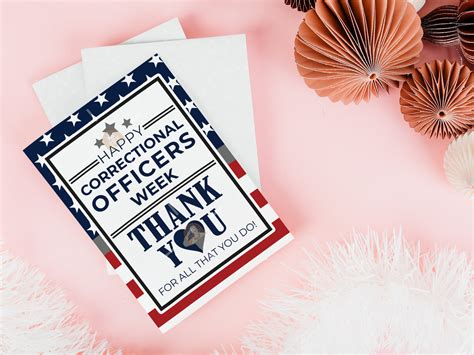 Correctional Officers Week Gift Printable, Correctional Officer Week ...