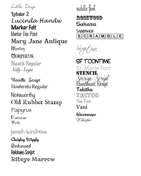 Best 12 Ms Word Fonts For Notes in 2024 | Microsoft word fonts, Word ...