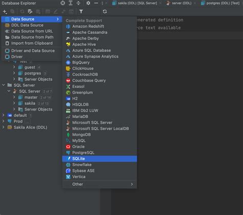 Image result for Datagrip SQLite