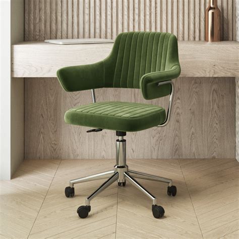 Swivel Green Office Chair at Inez Woodford blog
