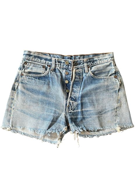 Levi's501 "E" denim short (size:w31)bv-057 | FABRIC used clothing store