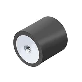uxcell 30 x 30mm M6 Thread Female Rubber Mounts,Vibration Isolators ...