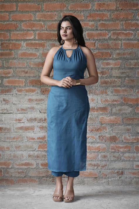 INARA MIDNIGHT BLUE KURTA SET