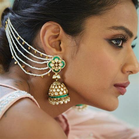 Edgy jhumka styles for all the millenial brides of today
