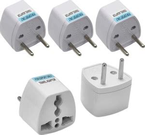 HI-PLASST (5pcs) Type-C 2 Pin Power Plug Adapter Converter, Universal ...