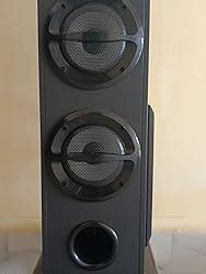 AKAI HA-TS50 50W Bluetooth Tower Speaker Wooden Cabinet Subwoofer Echo ...