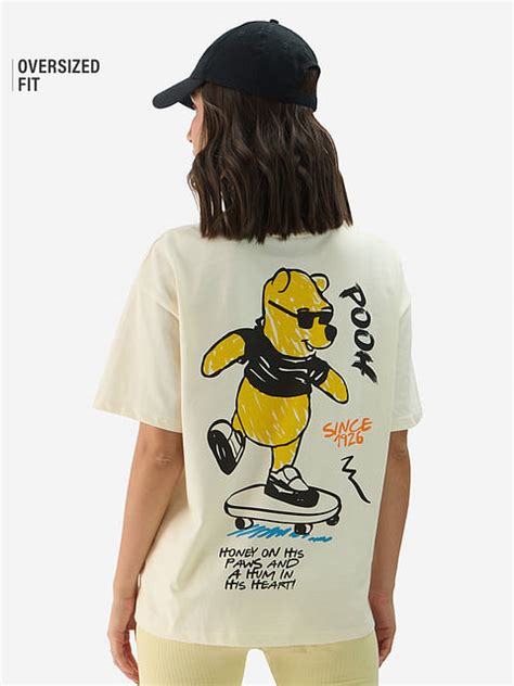 Buy Winnie The Pooh: Whimsical Women Oversized T-Shirts online at The ...