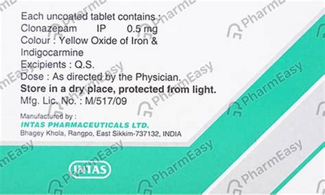 Zapiz 0.5 MG Tablet (10): Uses, Side Effects, Price & Dosage | PharmEasy