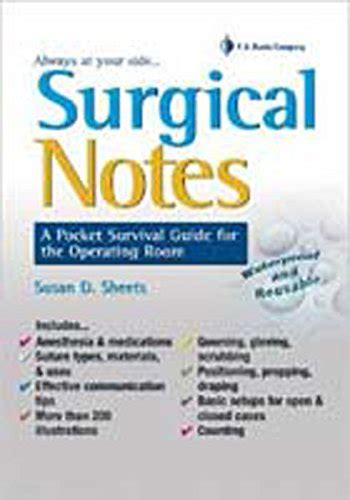Buy Surgical Notes: A Pocket Survival Guide to the Operating Room: A ...