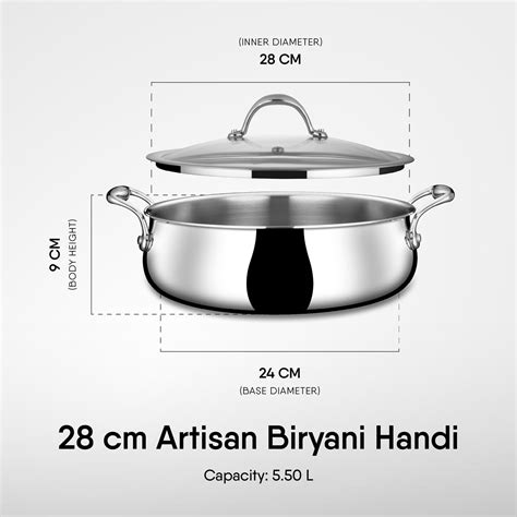 Buy Artisan Hybrid Biryani Handi & Lid | Stahl Kitchens