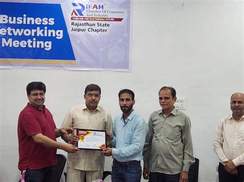 Business Networking Meeting at Jaipur on 20September, 2025 | RIFAH