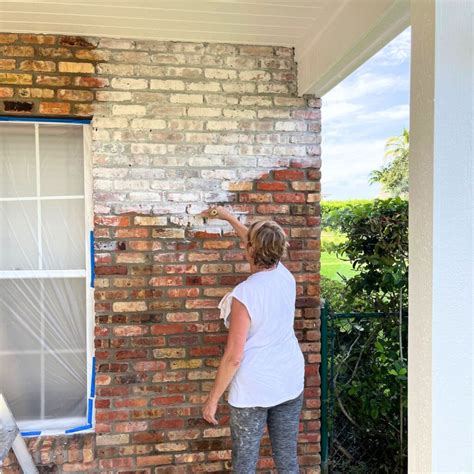 Limewash Brick: 1-Easy-Step for a Beautiful Home - Artzy Fartzy Creations