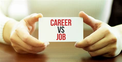 What is the different between a career vs. job? | Healthy Resumes