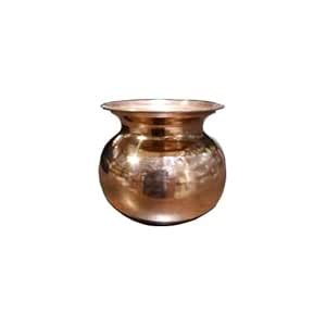 Copper Pooja Kalash & Drinking Water Pot : Amazon.in: Home & Kitchen