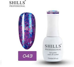Shills Professional Soak Off UV LED Glitter Gel Polish 043 - Price in ...