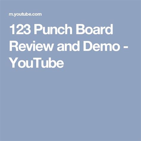 123 Punch Board Instruction Chart 的图像结果