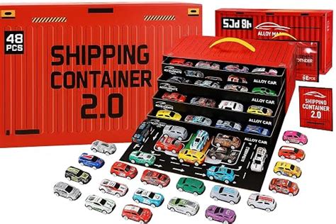 48PCS Alloy Die-Cast Mini Cars Set with Storage Container – Shipping ...