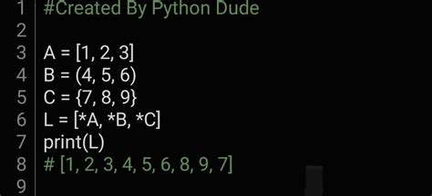 Unpack Python List 的图像结果