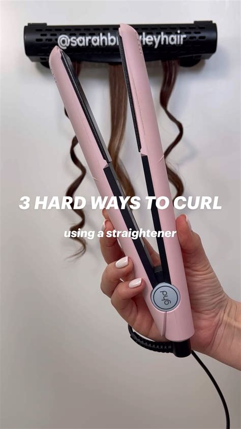 How to curl your hair with a straightener or iron a step by step guide ...