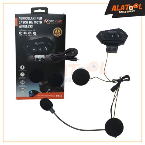 MotoCare Wireless Bluetooth Intercom BT-12 – Alatool Accessories