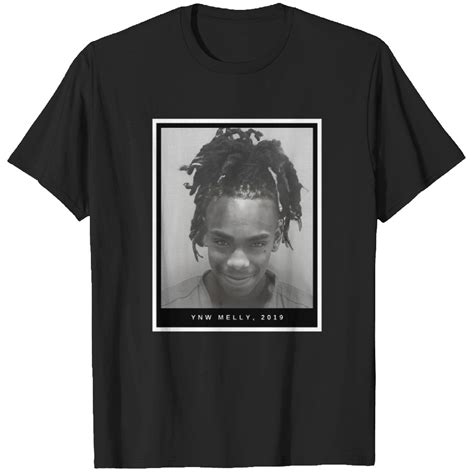 YNW Melly Mugshot Tee Men's Heavyweight T-shirt S Black sold by ...