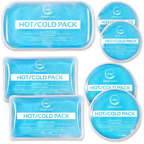 Snapklik.com : Reusable Hot And Cold Gel Ice Packs For Injuries