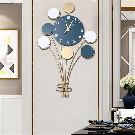 Buy Modern Large Wall Clocks Creative Balloon Bouquet Decoration Wall ...