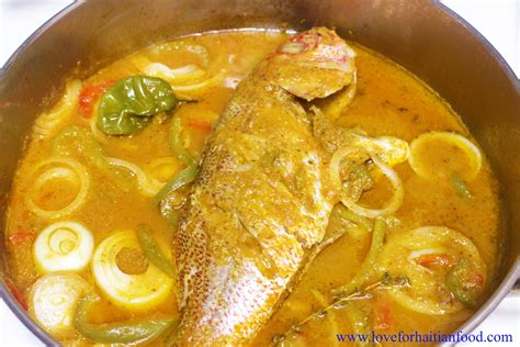 How to make Pwason nan Sos | Fish in sauce | Recipe | Haitian food ...