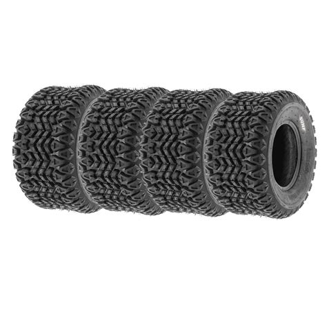 SUNF Turf Tires 20x10-8, Set of 4, Heavy 4 Ply for ATV, UTV, Golf Cart ...
