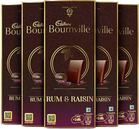 Cadbury Bournville Rum & Raisin Dark Chocolate Bars - Price History