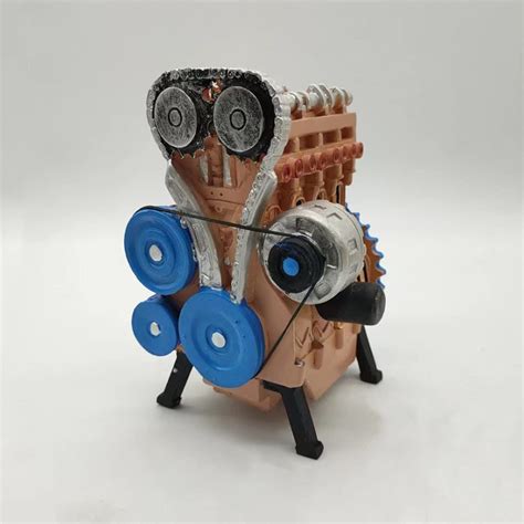 4 Cylinder Car Engine Kit Adult Model, Engine Model Desk, Resin Art Car ...