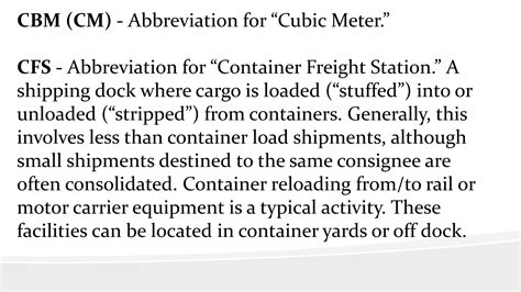 UNDERSTANDING THE FREIGHT RATE SHEET | PPTX