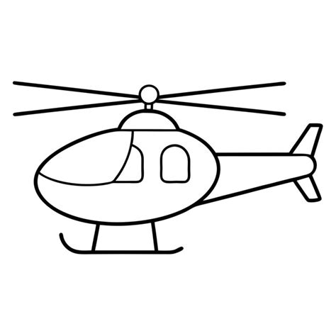 Helicopter cartoon illustration of helicopter vector icon for babys ...